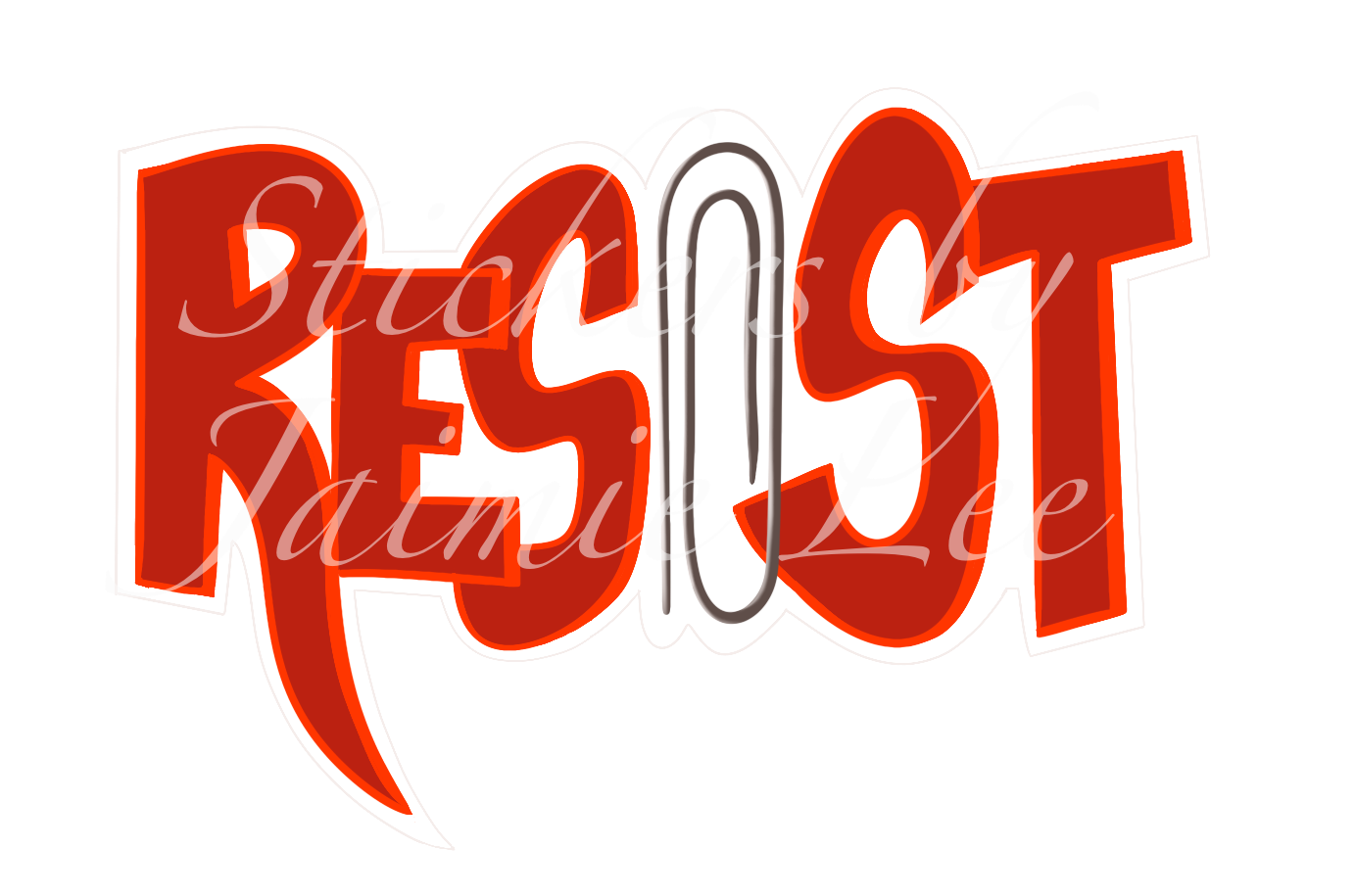 "Resist" Sticker
