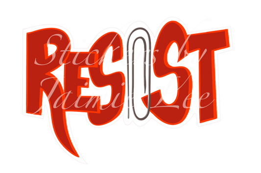 "Resist" Sticker